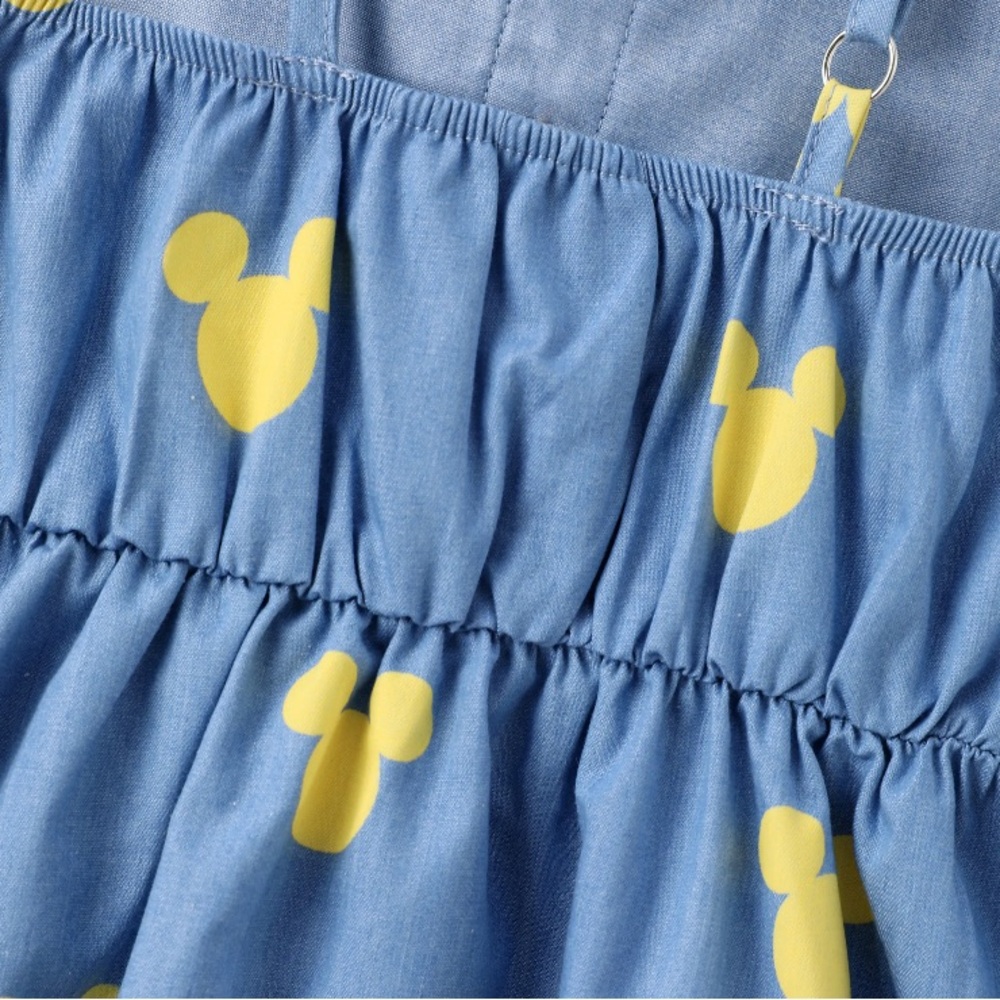 PatPat Mickey Denim Kids Dress - Girls 2T - Picture 6 of 11
